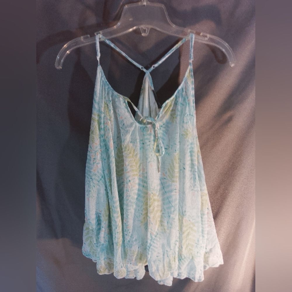 Lauren Conrad NEW Adjustable Spaghetti Straps Sheer Babydoll Teddie